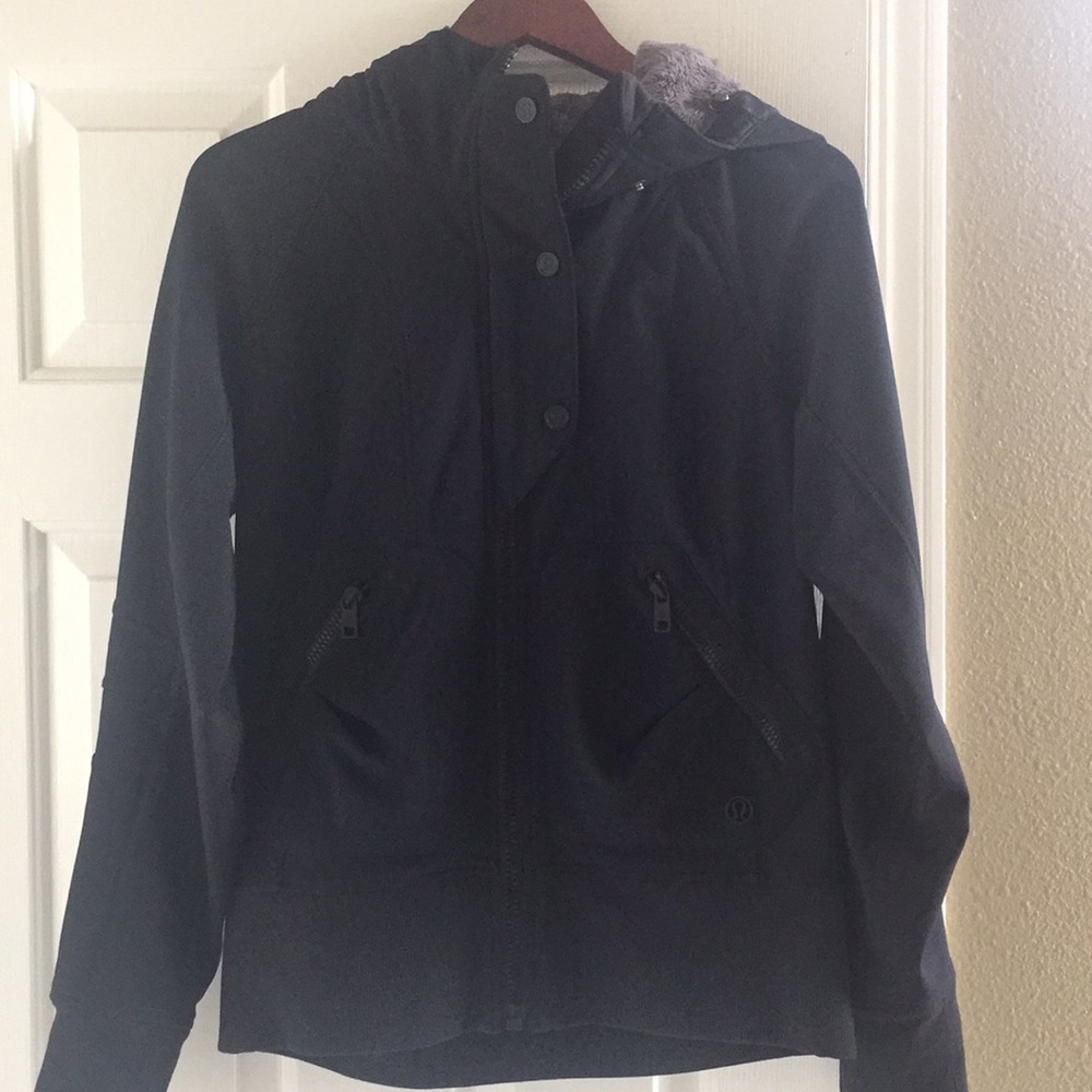 Black Lululemon Hooded Jacket
